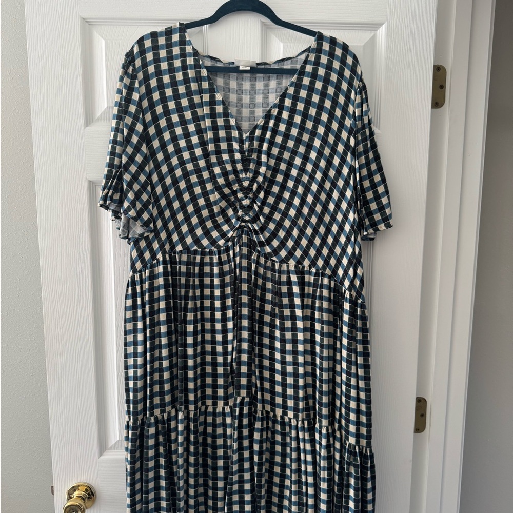Black and White Checkered Dress